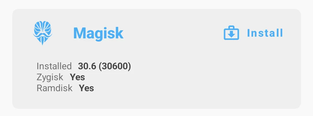 See the Zygisk: Yes part?